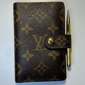 Louis Vuitton Small Address Book with Pencil, Vintage
